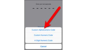 آموزش iOS: محافظت از آیفون با تعیین رمز عبور ترکیبی