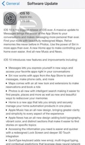 سیستم عامل iOS 10,iOS 10, نصب iOS 10