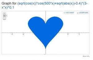 رازهای مخفی گوگل : ساخت شکل قلب